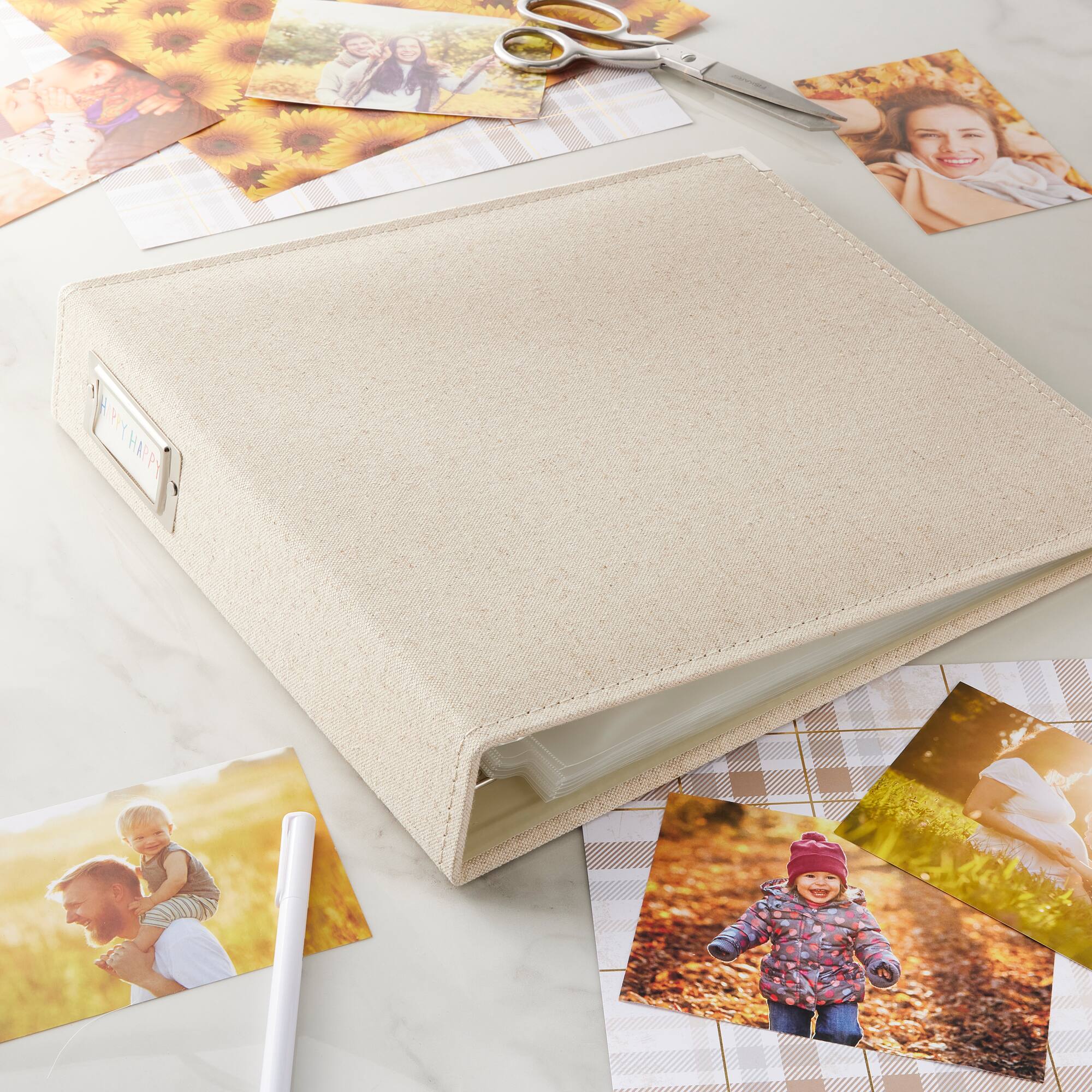 6 Pack: Oatmeal D-Ring Scrapbook Album by Recollections™
